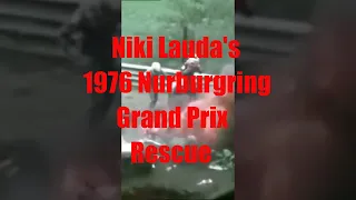 Look Back | Niki Lauda's Horrific Nurburgring 1976 Grand Prix Crash #shorts