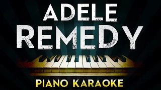 Adele - Remedy | Karaoke Instrumental Lyrics Cover Sing Along