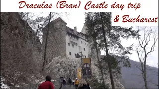 Walk around BUCHAREST, Romania with Day Trip to DRACULA (Bran) & Pele Castles with BRASOV for lunch.