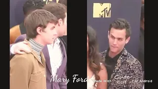 Miles Heizer and Brandon Flynn from 13 reasons why | MTV 2018