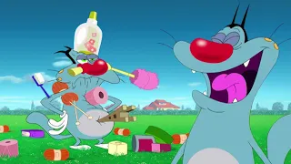 हिंदी Oggy and the Cockroaches 😂 एक नया मित्र 😂 Hindi Cartoons for Kids