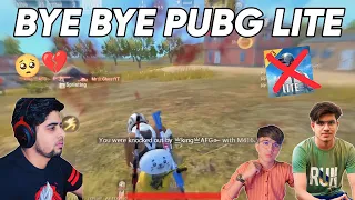 BYE BYE PUBG LITE 🥺💔 | HACKERS OR CONFIG PLAYERS💔 ‎