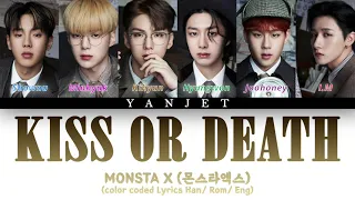 MONSTA X (몬스타엑스) - 'KISS OR DEATH' MV TEASER (Crime Scene ver.) [Colour Coded Lyrics Han/Rom/Eng]