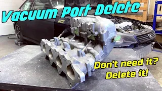 Vacuum Port Delete on my H22 Intake Manifold