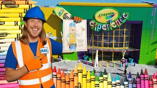 Handyman Hal visits Crayola Experience | Learn about Crayons