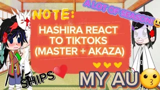 HASHIRA REACT TO TIKTOKS (⚠SHIPS⚠)