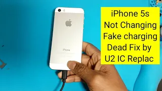 iPhone 5s Not Charging/Fake Charge/NO Power Fix by U2 IC - iPhone 5s চার্জিং সমাধান DM REPAIR