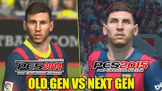 ASÍ FUE EL CAMBIÓ DE GENERACIÓN DE PES 2014 A PES 2015