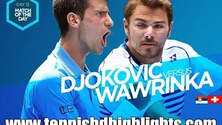 Novak Djokovic vs Stanislas Wawrinka Highlights HD Australian Open 2015