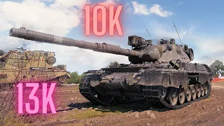 World of Tanks Leopard 1  10K Damage & Leopard 1  13K Damge