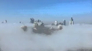 Downtown Dubai - Fog Rolling in - Hyperlapse 2