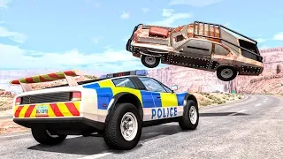 Crazy Police Chases #51 - BeamNG Drive Crashes