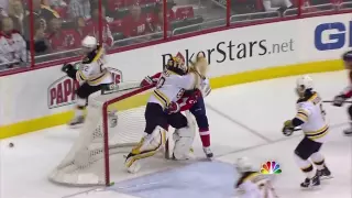 Tim Thomas attacks Jason Chimera 4/11/10 HD