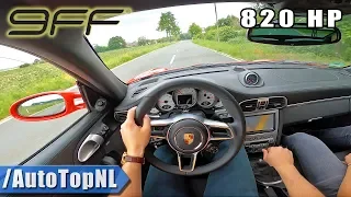 820HP PORSCHE 9FF 997 TURBO MANUAL | POV Test Drive by AutoTopNL