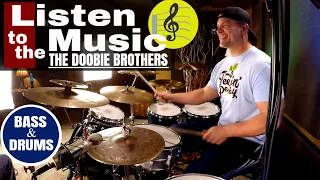 The Doobie Brothers - Listen To The Music - Bass & Drum Cover (🎧High Quality Audio)