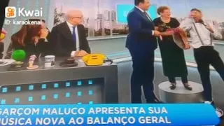 Garçom maluco no #Balançogeral