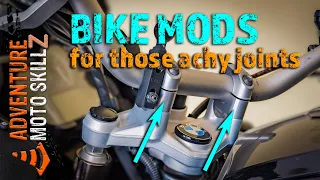 Comfort Boost for Middle-Aged Motorcycle Riders: Handlebar Risers