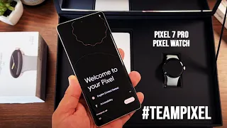 Google Pixel 7 Pro (Hazel) & Pixel Watch Unboxing!