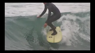 Naomi Kobayashi, a winter day surfing at home