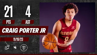 Craig Porter Jr. - Highlights vs Denver Nuggets: 21 PTS, 4 REB, 4 AST, 7/10 FG, 7/7 FT