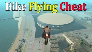 How to Fly Bike In GTA San Andreas - (Bike Flying Cheat)