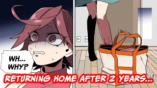 When I returned home to my husband after two years, he was on the ceiling… [Manga dub]