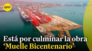 En dos semanas se culminaría el Muelle Bicentenario en El Callao