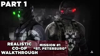 Splinter Cell: Conviction CO-OP Walkthrough | Realistic | GHOST | Mission #1 "St. Petersburg"