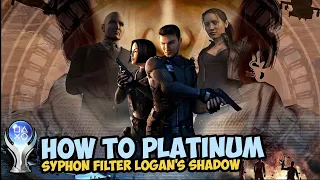 Syphon Filter Logan's Shadow | Complete Platinum Walkthrough Guide PS4,PS5