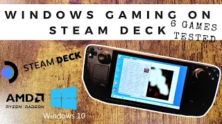Windows Gaming on the Steam Deck + ETH RVN Mining, does it work?