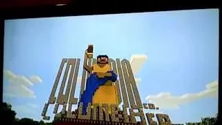 columbia pictures logo in minecraft