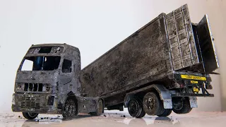 Volvo FH12 - Restoration Abandoned Semi Trailer Truck
