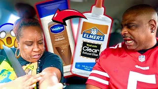 Putting GLUE In Her VASELINE BOTTLE PRANK! *HILARIOUS REACTION*