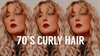 70`s Inspired Curly Hair - Ulrikke Skotte