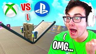 I Hosted a PS4 vs XBOX 1v1 Tournament in Fortnite (who is better??)