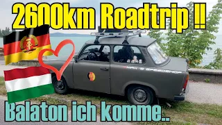 Roadtrip Ungarn 2019: Das Abenteuer beginnt | Mit dem Trabi durch die Nacht nach Tschechien #1