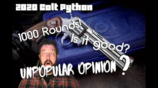 2020 Colt Python // 1000 Round Review // My most hated opinion ever! #python #colt #review #opinion
