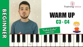 Vocal warm up MALE singer C3-C4 👄 The "LuLu Exercise"