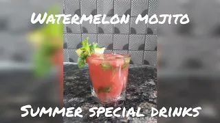 Watermelon mojito||summer special drinks||Mocktail