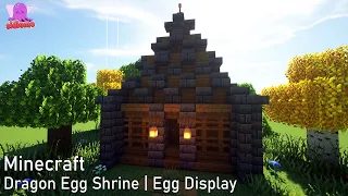 Minecraft Tutorial | How to Build a Magical Dragon Egg Shrine