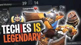 Techies is Legendary - DotA 2 Funny Moments