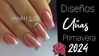 DISEÑO DE UÑAS PRIMAVERA 🦋 🌼 2024#uñasdemoda #nailart #tendenciaenuñas #nails #uñasprimavera