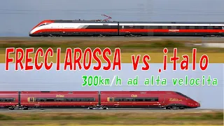 【沿線撮影】最高速度300Km/h！イタリアの高速列車 / Il treno ad alta velocità in Italia