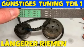 [FAQ] Günstiges Tuning für den schmalen Geldbeutel Teil 1 längerer Keilriemen