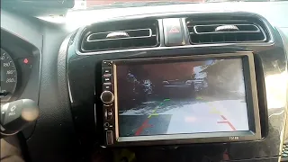 HOW TO INSTALL TOUCHSCREEN STEREO WITH BACKING CAM ON MITSUBISHI MIRAGE