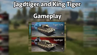 Tiger II (H)/Jagdtiger Gameplay | War Thunder Mobile Gameplay | No Commentary | Tiger Week - Day 5