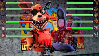 [SFM FNaF] Top 10 FNAF vs FIGHT Animations With Healthbars!