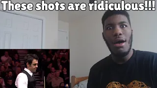 American Reacts to "1 In a Trillion Moments in Snooker"