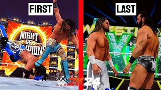 WWE 2K: Every Seth Rollins World Heavyweight Championship PPV defenses (2023 - 2024)