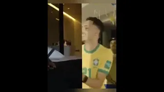 Rodrygo Goes, Brazil🇧🇷 Player Reaction For The World Cup #brazil #worldcup2022 #realmadrid #short